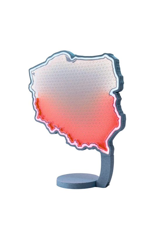 LAMPA POLSKI - Twoje serce w biało-czerwonych barwach